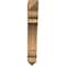 Ekena Millwork Olympic Arts & Crafts Rough Sawn Bracket, Western Red Cedar, 6"W x 34"D x 42"H BKT06X34X42OLY03RWR - alternate 4